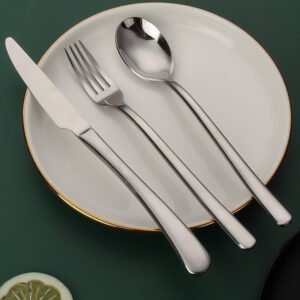 JSK® French Moonlight Series Stainless Steel Western Silverware Set