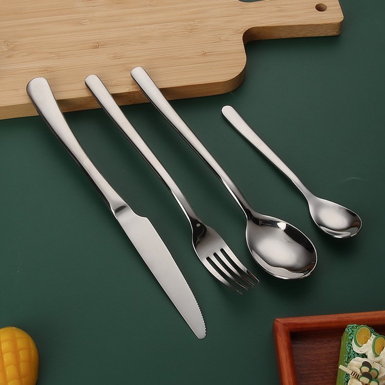 JSK® French Moonlight Series Stainless Steel Western Silverware Set - Image 4