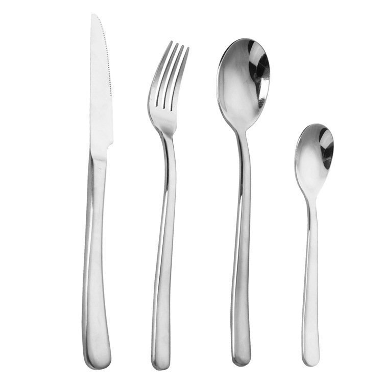 JSK® French Moonlight Series Stainless Steel Western Silverware Set - Image 5