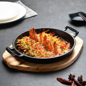 JSK® Thick Cast Iron Fajita Pan